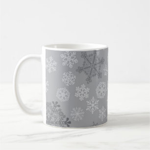Taza De Café Patrón de copo de nieve