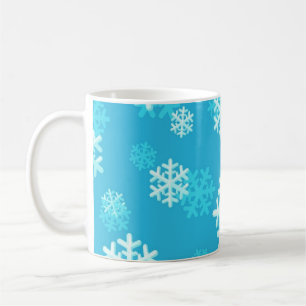 Taza De Café Patrón de copo de nieve