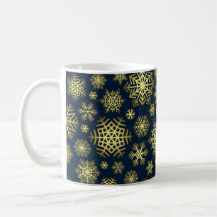 Taza De Café Patrón de copo de nieve