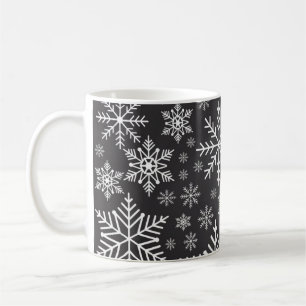 Taza De Café Patrón de copo de nieve