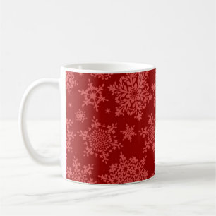 Taza De Café Patrón de copo de nieve