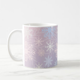 Taza De Café Patrón de copo de nieve