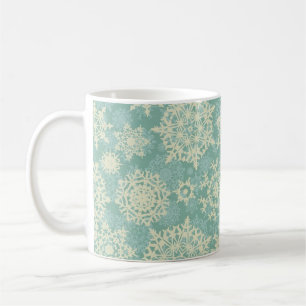 Taza De Café Patrón de copo de nieve