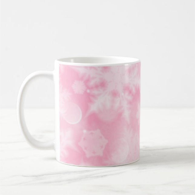 Taza De Café Patrón de copo de nieve (Izquierda)