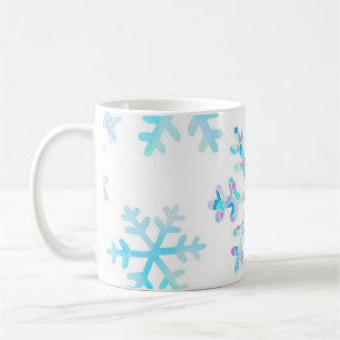 Taza De Café Patrón de copo de nieve