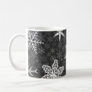 Taza De Café Patrón de copo de nieve