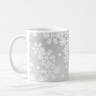 Taza De Café Patrón de copo de nieve
