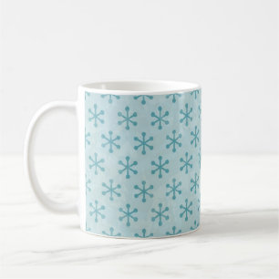 Taza De Café Patrón de copo de nieve