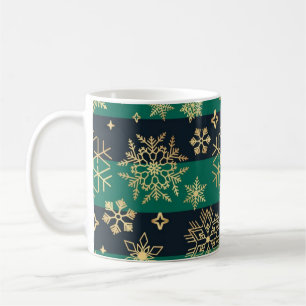 Taza De Café Patrón de copo de nieve