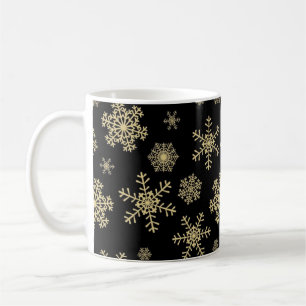 Taza De Café Patrón de copo de nieve