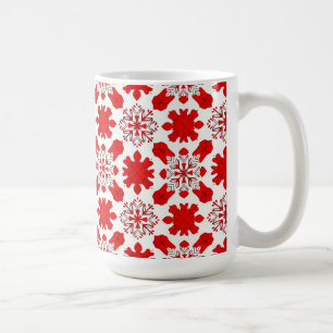 Taza De Café Patrón de copo de nieve acogedor para regalo de va
