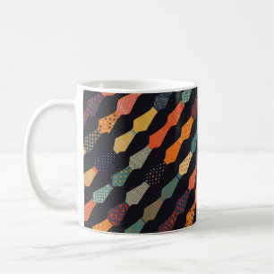 Taza De Café Patrón de Corbatas Pequeñas