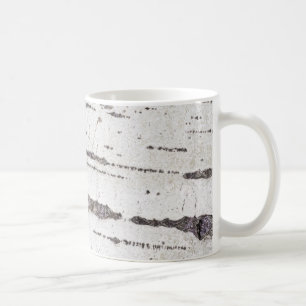 Taza De Café patrón de corteza de abedul