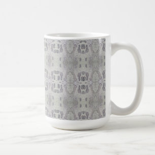 Taza De Café Patrón de corteza de abedul mediano