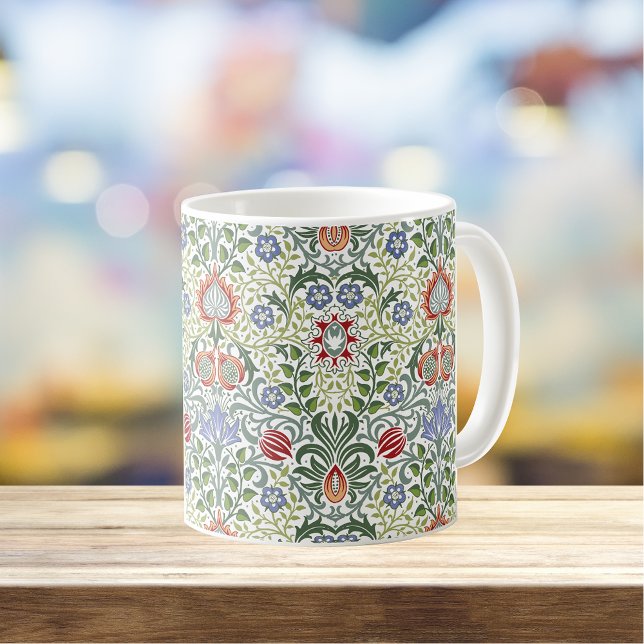 Taza De Café Patrón de cosecha persa floral William Morris (Subido por el creador)