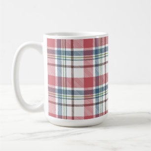 Taza De Café Patrón de Cuadro Clásico