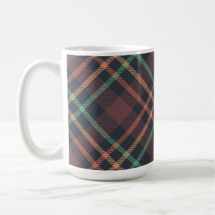 Taza De Café Patrón de cuadros clásico