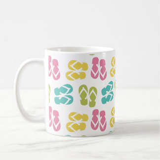 Taza De Café Patrón de deslizador de arena de color pastel dive