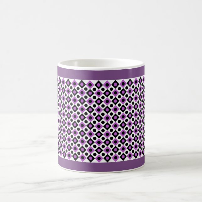 Taza De Café Patrón de diamantes #110 (Centro)