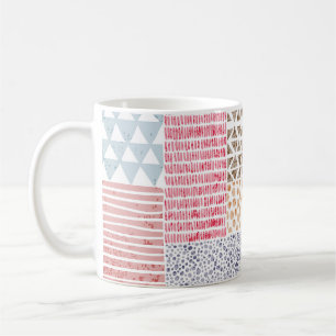 Taza De Café Patrón de dibujos animados con forma de dibujo