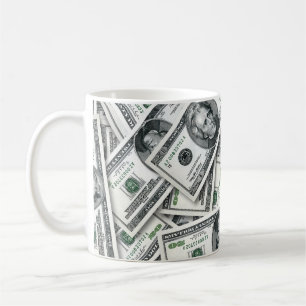 Taza De Café Patrón de dinero de billete de veinte dólares