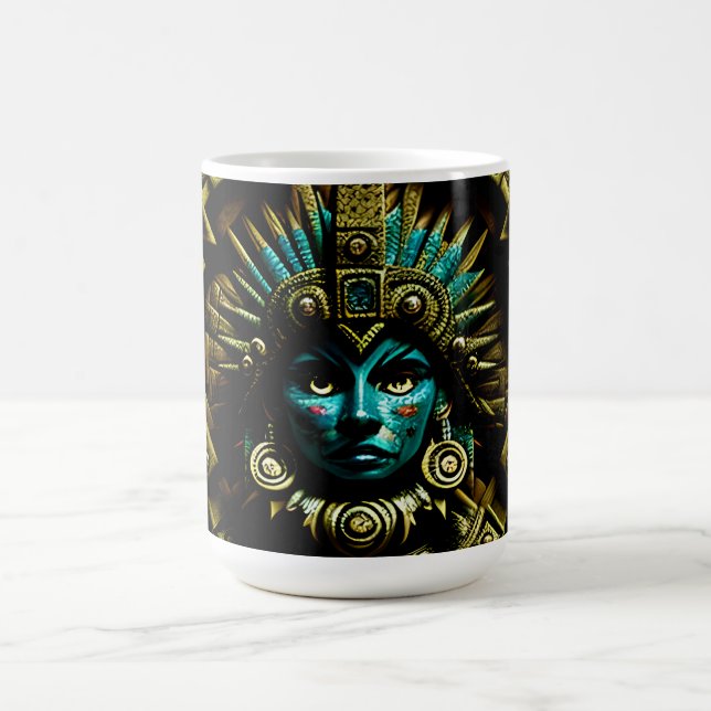 Taza De Café Patrón de diseño dos de Azteca (Centro)