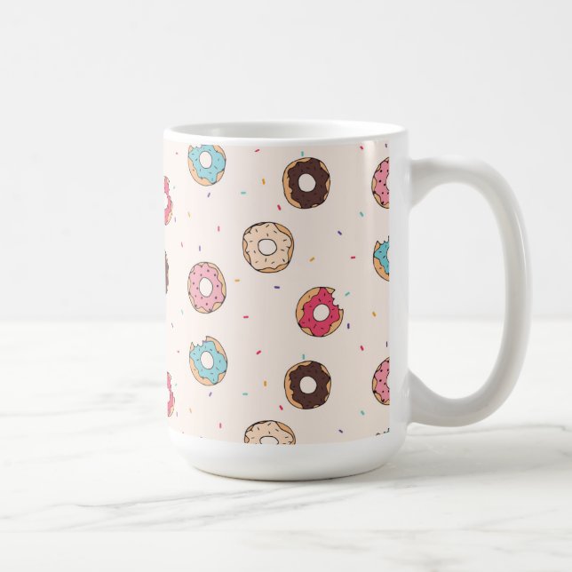 Taza De Café Patrón de donut dulce de azúcar (Derecha)