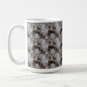 Taza De Café Patrón de envoltorio completo de dragón de Komodo