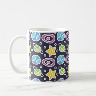 Taza De Café Patrón de espacio circular