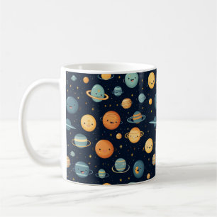 Taza De Café Patrón de espacio divertido