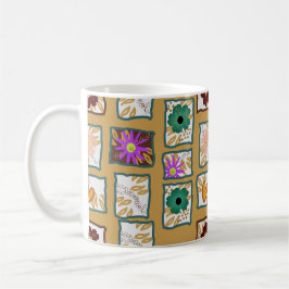 Taza De Café Patrón de estampado de flores