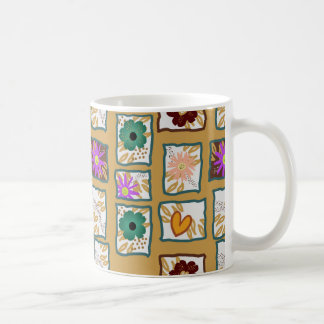 Taza De Café Patrón de estampado de flores