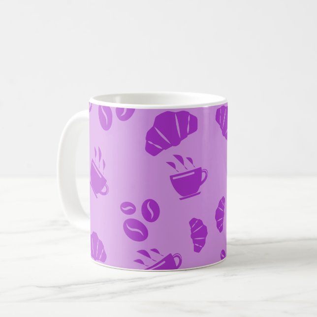 Taza De Café Patrón de estilo de cafetería (Anverso izquierdo)