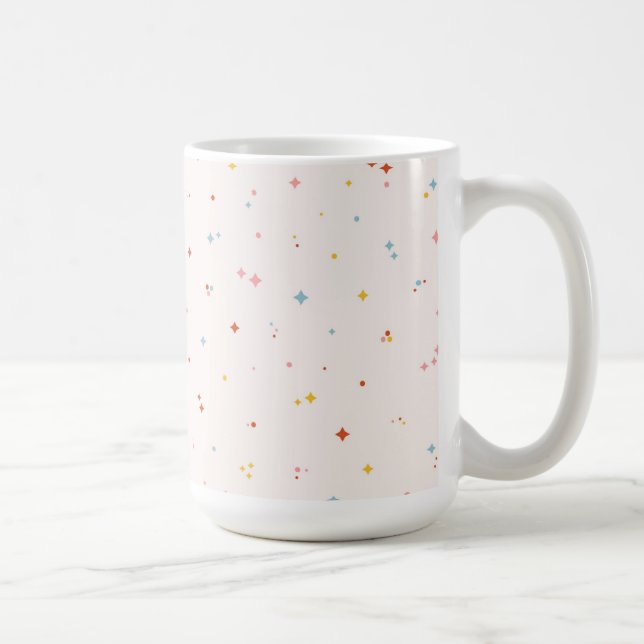 Taza De Café Patrón de estrella de Pastel (Derecha)