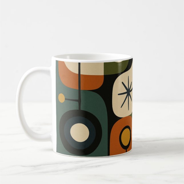 Taza De Café Patrón de Estrella Explosiva de Estilo Moderno de  (Izquierda)