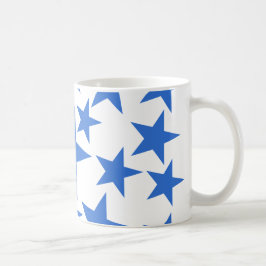 Taza De Café Patrón de estrellas azules