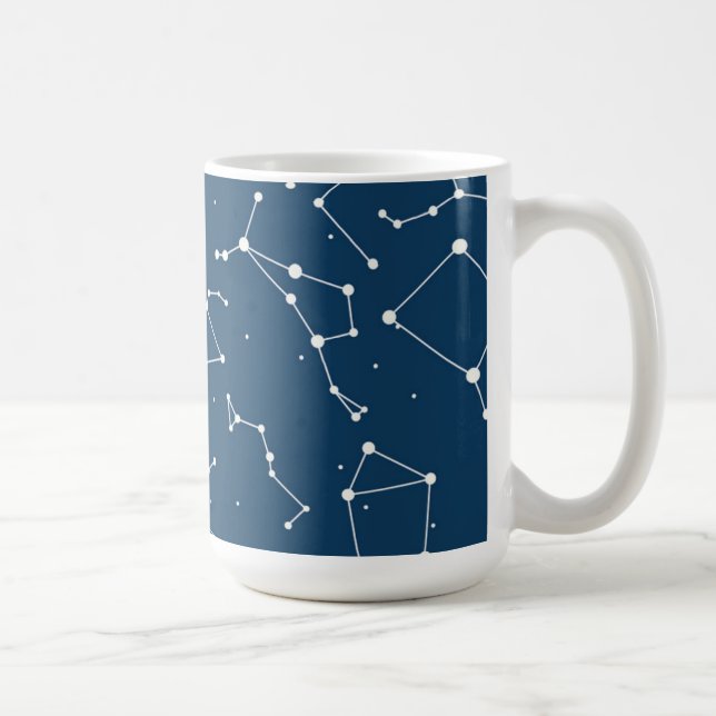 Taza De Café Patrón de estrellas de constelación (Derecha)