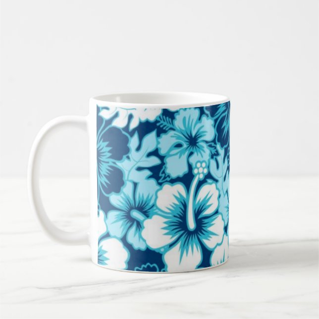 Taza De Café Patrón de flor (Izquierda)