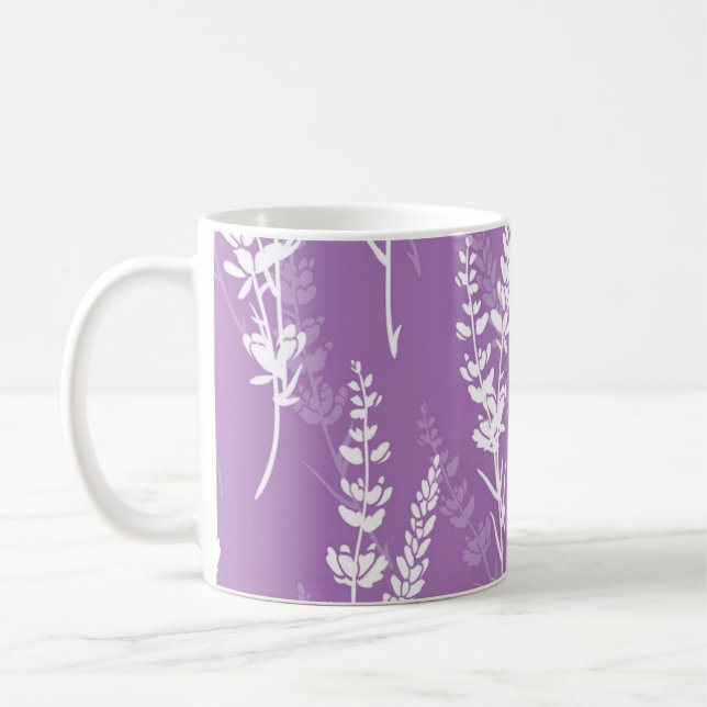 Taza De Café Patrón de flor (Izquierda)