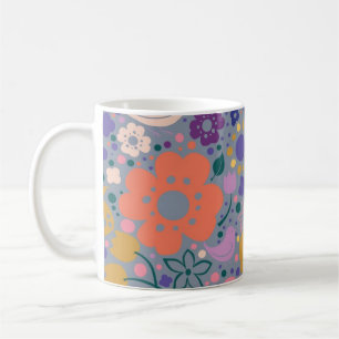 Taza De Café Patrón de flor