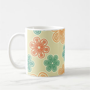 Taza De Café Patrón de flor