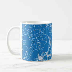 Taza De Café Patrón de flor