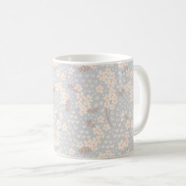 Taza De Café Patrón de flor de nomeolvides