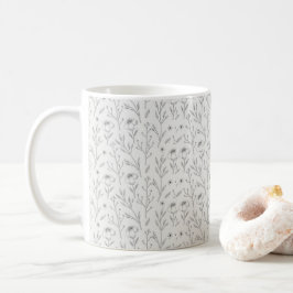 Taza De Café Patrón de flor Primavera Floral Clásico
