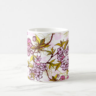 Taza De Café Patrón de florecimiento del cerezo 
