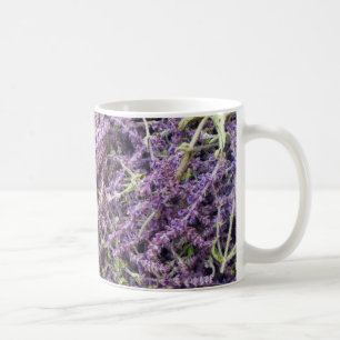 Taza De Café Patrón de flores de lavanda