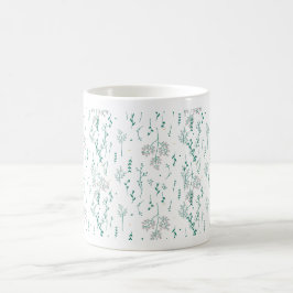 Taza De Café Patrón de flores silvestres
