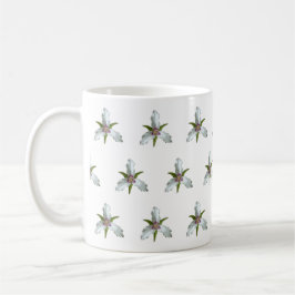 Taza De Café Patrón de flores silvestres de trillium