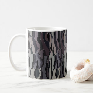 Taza De Café Patrón de fondo de tronco de árbol