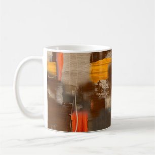 Taza De Café patrón de fondo digital de acuarela sobre fondo